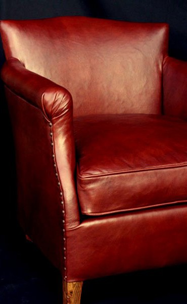 22 Club en cuir de taureau patiné à l'ancienne